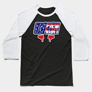 Two Thumbs Down To FASCISM - Back Baseball T-Shirt